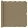 vidaXL &Delta;&iota;&alpha;&chi;&omega;&rho;&iota;&sigma;&tau;&iota;&kappa;ό &Beta;&epsilon;&rho;ά&nu;&tau;&alpha;&sigmaf; Taupe 90 x 600 &epsilon;&kappa;. &alpha;&pi;ό HDPE