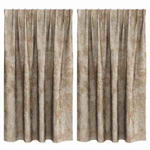 vidaXL &Beta;&epsilon;&lambda;&omicron;ύ&delta;&iota;&nu;&epsilon;&sigmaf; &Kappa;&omicron;&upsilon;&rho;&tau;ί&nu;&epsilon;&sigmaf; 2 pcs &Mu;&pi;&rho;&omicron;&nu;&zeta;έ 140 x 140 cm &Beta;&epsilon;&lambda;&omicron;ύ&delta;&omicron;