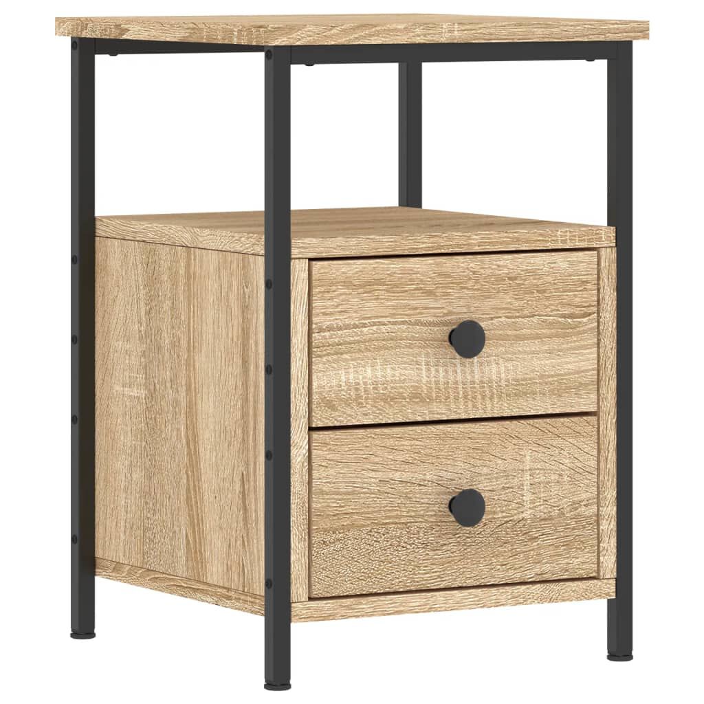 vidaXL Κομοδίνο Sonoma Δρυς 34 x 35,5 x 50 εκ. από Επεξεργασμένο Ξύλο