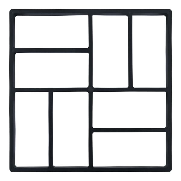 vidaXL Καλούπια για Μονοπάτι Κήπου 2 τεμ. 40 x 40 x 4 εκ. Πλαστικά