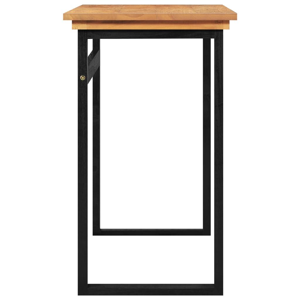 vidaXL Γραφείο 100 x 45 x 75 εκ. από Μασίφ Ξύλο Teak