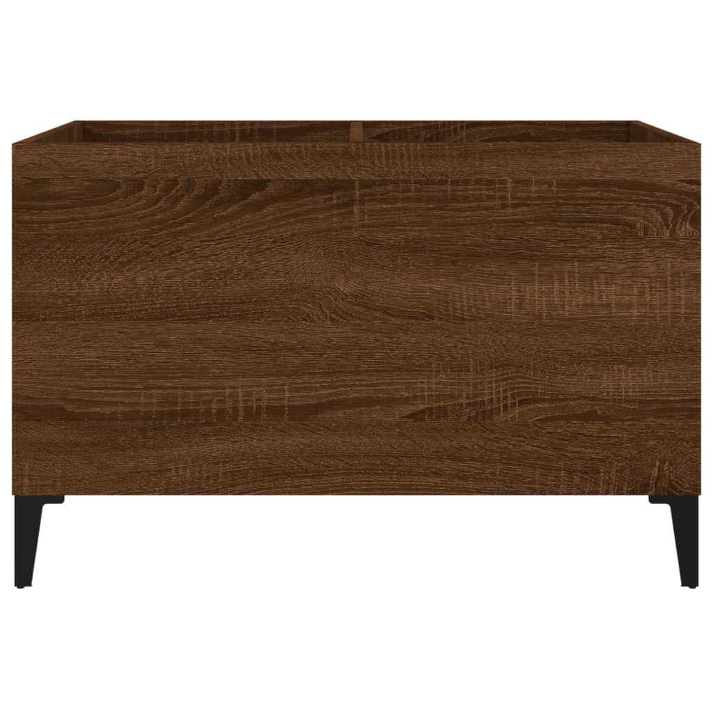 vidaXL Δισκοθήκη Καφέ Δρυς 74,5 x 38 x 48 εκ. από Επεξεργασμένο Ξύλο