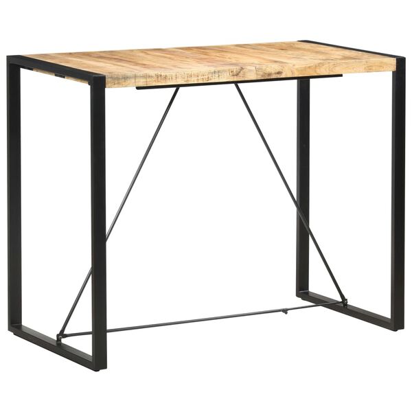 vidaXL Τραπέζι Μπαρ 140 x 70 x 110 εκ. από Μασίφ Ξύλο Μάνγκο