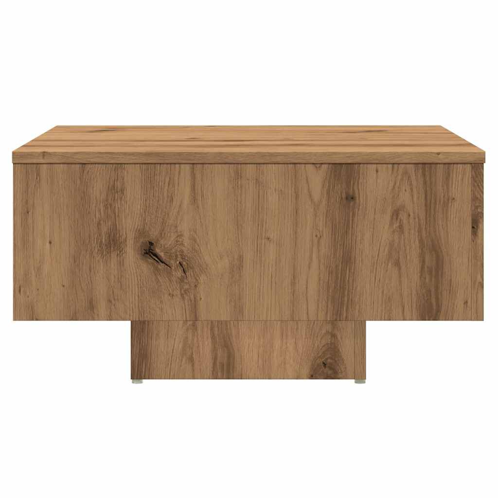 vidaXL Τραπεζάκι Σαλονιού Αρτισιανή Δρυς 60x60x31,5εκ Επεξεργασμ. Ξύλο