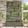 vidaXL Γλάστρα Γκρι 105 x 30 x 170 εκ Μέταλλο
