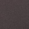 vidaXL Κρεβάτι Boxspring με Στρώμα Σκούρο Καφέ 120x200 εκ. Υφασμάτινο