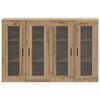 vidaXL Ντουλάπια Τοίχου 2 pcs artisan δρυς 69.5 x 34 x 90 εκ.