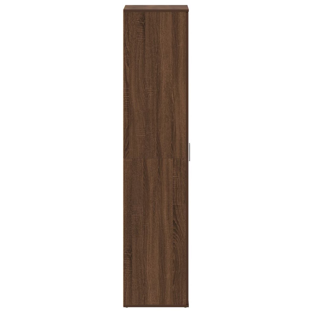 vidaXL Ντουλάπι Παπουτσιών Καφέ Δρυός 80x39x180 cm Φτιαγμένο Ξύλο