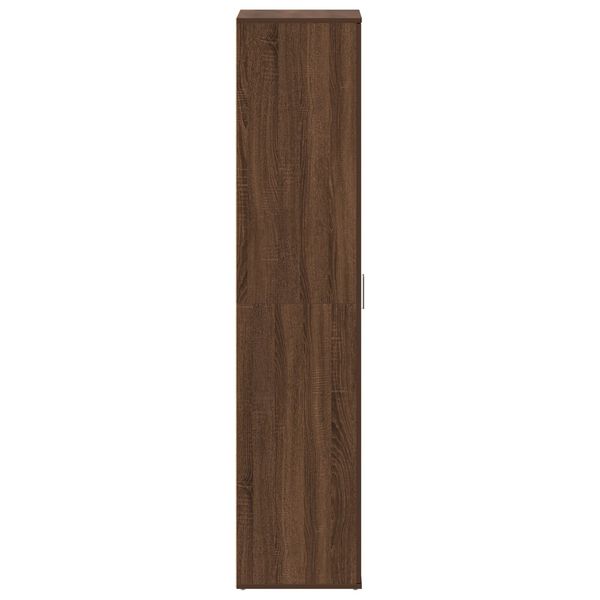 vidaXL Ντουλάπι Παπουτσιών Καφέ Δρυός 80x39x180 cm Φτιαγμένο Ξύλο