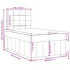 vidaXL &Kappa;&rho;&epsilon;&beta;ά&tau;&iota; Boxspring &mu;&epsilon; &Sigma;&tau;&rho;ώ&mu;&alpha; &Sigma;&kappa;&omicron;ύ&rho;&omicron; &Kappa;&alpha;&phi;έ 120x190 &epsilon;&kappa; &Upsilon;&phi;&alpha;&sigma;&mu;ά&tau;&iota;&nu;&omicron;