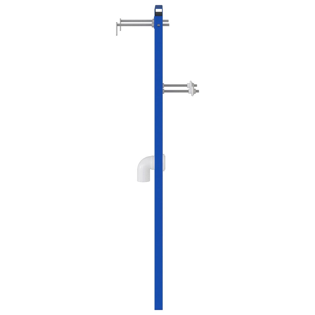 vidaXL Κρυφός Στήριγμα Τοίχου για Λεκάνη 50x112-136 εκ. Χάλυβας