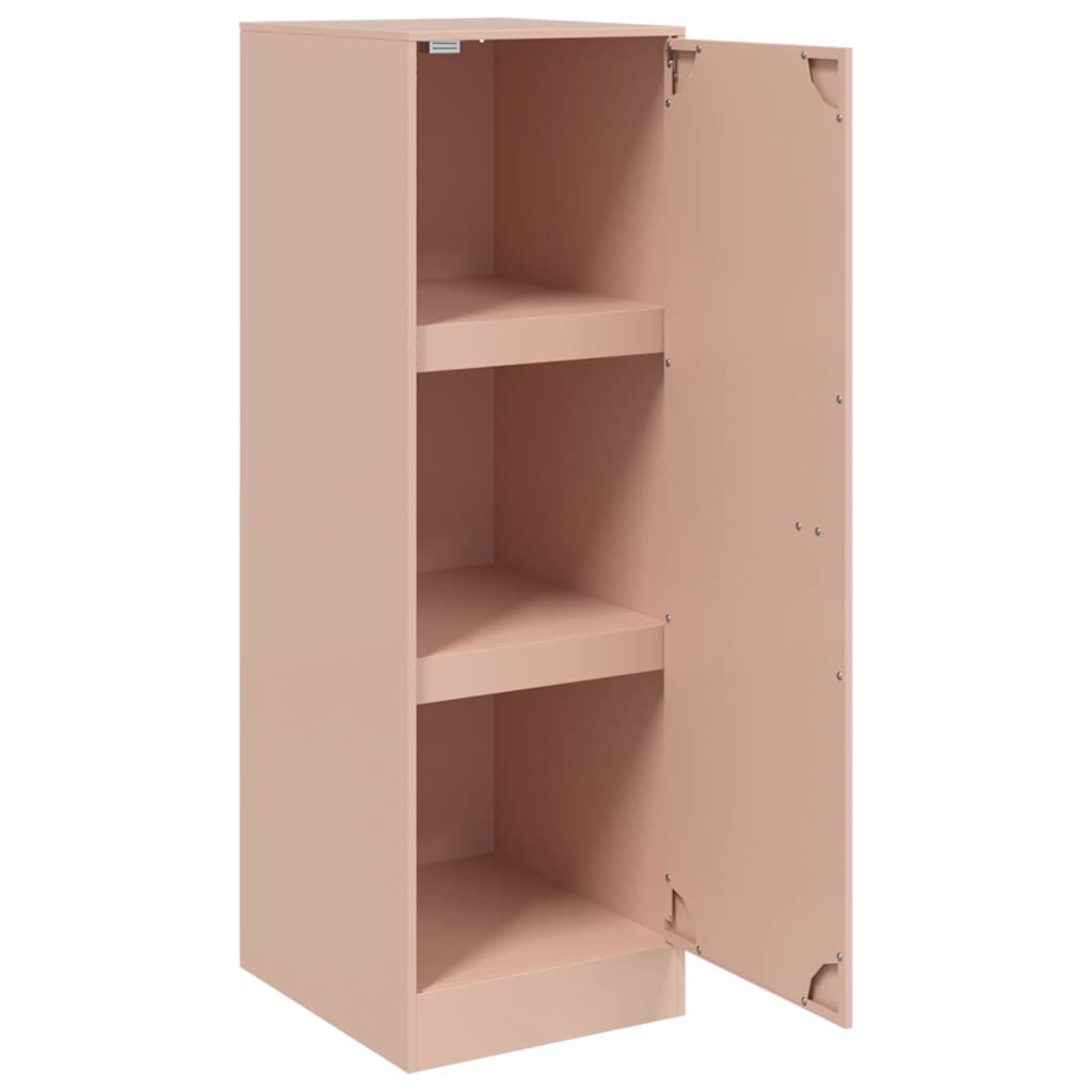 vidaXL Ντουλάπι Ροζ 34,5x39x107 εκ. από Ατσάλι