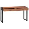 vidaXL Γραφείο με 2 Συρτάρια 140 x 40 x 75 εκ. Ξύλο Teak