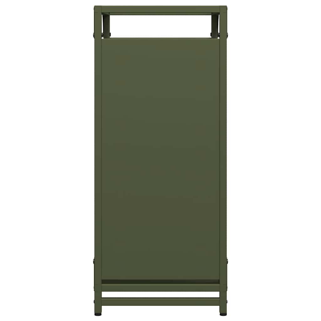 vidaXL Ράφι Καυσόξυλων 44x28x65 εκ. Χάλυβας ψυχρής έλασης