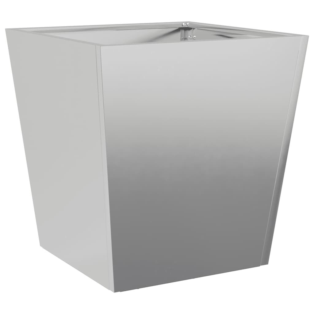 vidaXL Ζαρντινιέρα Κήπου 40x40x40 εκ. Γαλβανισμένο Χάλυβα
