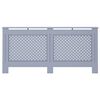 vidaXL Κάλυμμα Καλοριφέρ Ανθρακί 172 x 19 x 81,5 εκ. από MDF
