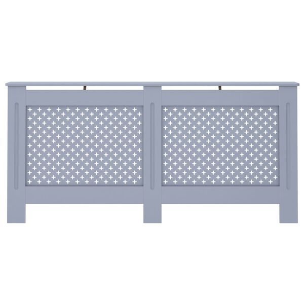 vidaXL Κάλυμμα Καλοριφέρ Ανθρακί 172 x 19 x 81,5 εκ. από MDF