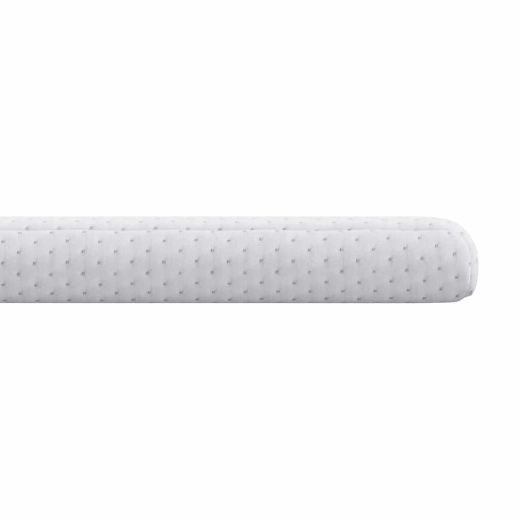 vidaXL Στρώματα Λευκό 70 x 200 cm 100% ύφασμα πολυεστέρα με τζακάρ