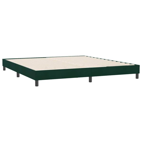 vidaXL Box Spring &Kappa;&rho;&epsilon;&beta;ά&tau;&iota; &chi;&omega;&rho;ί&sigmaf; &sigma;&tau;&rho;ώ&mu;&alpha; &Sigma;&kappa;&omicron;ύ&rho;&omicron; &pi;&rho;ά&sigma;&iota;&nu;&omicron; 180x220 cm