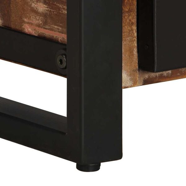 vidaXL Κομοδίνο Πολύχρωμο 40x30x51 cm Στερεό ξύλο αναγεννημένο