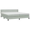 vidaXL &Kappa;&rho;&epsilon;&beta;ά&tau;&iota; Boxspring &mu;&epsilon; &Sigma;&tau;&rho;ώ&mu;&alpha; &Alpha;&nu;&omicron;&iota;&chi;&tau;ό &Gamma;&kappa;&rho;&iota; 180x210 &epsilon;&kappa;. &Beta;&epsilon;&lambda;&omicron;ύ&delta;&iota;&nu;&omicron;