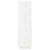 vidaXL Παπουτσοθήκη Λευκή 60 x 34 x 105 εκ. από Μασίφ Ξύλο Πεύκου