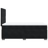 vidaXL Κρεβάτι Boxspring με Στρώμα Μαύρο 100x200 εκ. Βελούδινο
