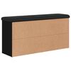 vidaXL Παπουτσοθήκη Μαύρη 102 x 32 x 50 εκ. από Επεξεργασμένο Ξύλο