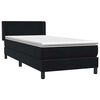 vidaXL &Kappa;&rho;&epsilon;&beta;ά&tau;&iota; Boxspring &mu;&epsilon; &Sigma;&tau;&rho;ώ&mu;&alpha; &Mu;&alpha;ύ&rho;&omicron; 80x220 &epsilon;&kappa;. &Beta;&epsilon;&lambda;&omicron;ύ&delta;&iota;&nu;&omicron;