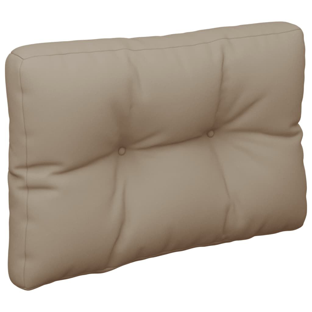 vidaXL Μαξιλάρι Παλέτας Taupe 50 x 40 x 12 εκ. Υφασμάτινο