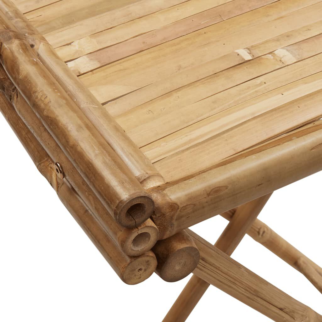 vidaXL Τραπέζι Δίσκος Πτυσσόμενο 70,5 x 42,5 x 80 εκ. από Μπαμπού