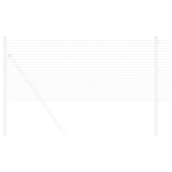 vidaXL Συγκολλητός φράχτης από σύρμα Ασημί 0.4 x 10 μ Ατσάλι