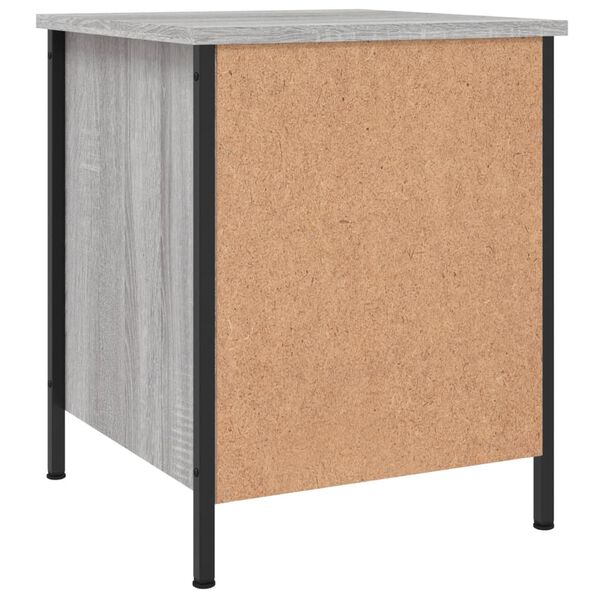 vidaXL Κομοδίνα 2 Τεμ. Γκρι Sonoma 40x42x50 εκ. από Επεξεργασμένο Ξύλο