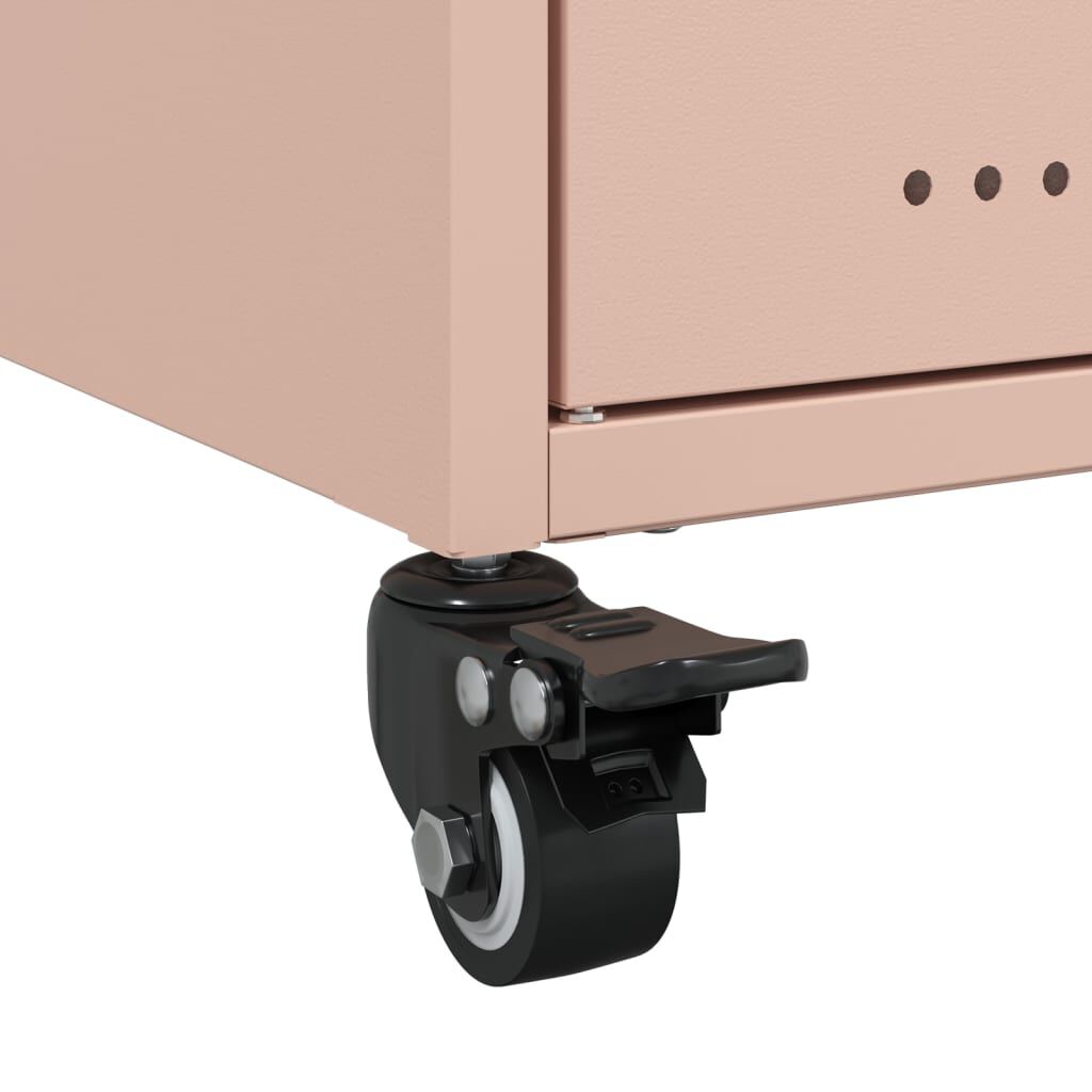 vidaXL Έπιπλο Τηλεόρασης Ροζ 68 x 39 x 43,5 εκ. Χάλυβας