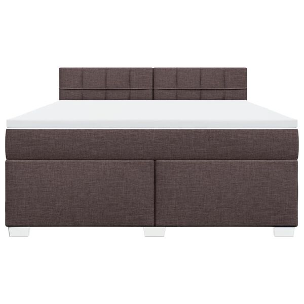 vidaXL &Kappa;&rho;&epsilon;&beta;ά&tau;&iota; Boxspring &mu;&epsilon; &Sigma;&tau;&rho;ώ&mu;&alpha; &Sigma;&kappa;&omicron;ύ&rho;&omicron; &Kappa;&alpha;&phi;έ 180x200 &epsilon;&kappa; &Upsilon;&phi;&alpha;&sigma;&mu;ά&tau;&iota;&nu;&omicron;