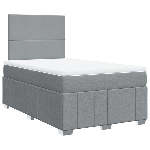 vidaXL &Kappa;&rho;&epsilon;&beta;ά&tau;&iota; Boxspring &mu;&epsilon; &Sigma;&tau;&rho;ώ&mu;&alpha; &Alpha;&nu;&omicron;&iota;&chi;&tau;ό &Gamma;&kappa;&rho;&iota; 120x200 &epsilon;&kappa;. &Upsilon;&phi;&alpha;&sigma;&mu;ά&tau;&iota;&nu;&omicron;