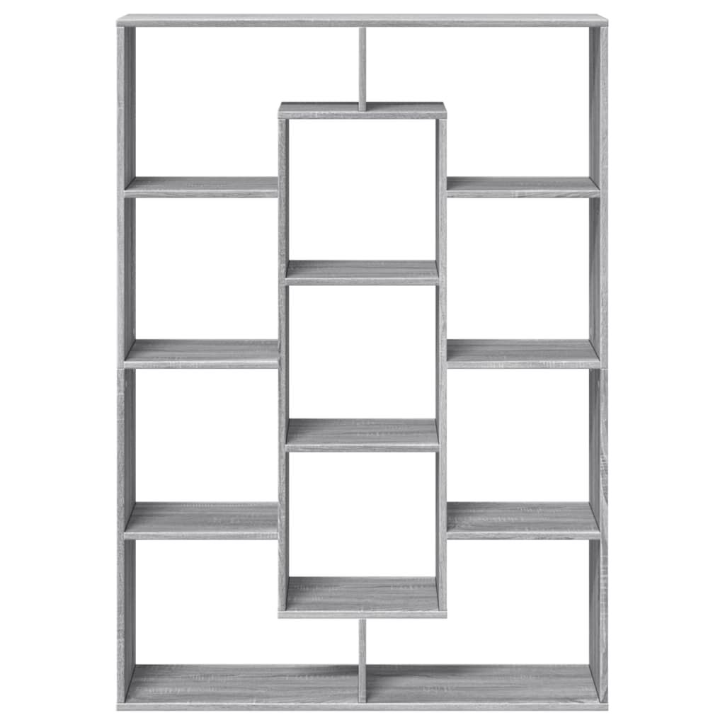 vidaXL Βιβλιοθήκη Γκρι Sonoma 102x29x143 εκ. από Επεξεργασμένο Ξύλο