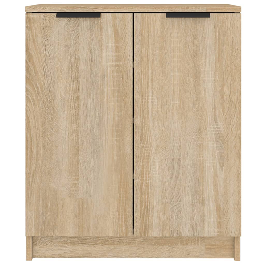 vidaXL Παπουτσοθήκη Sonoma Δρυς 59x35x70 εκ. από Επεξεργασμένο Ξύλο