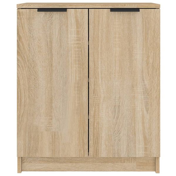 vidaXL Παπουτσοθήκη Sonoma Δρυς 59x35x70 εκ. από Επεξεργασμένο Ξύλο