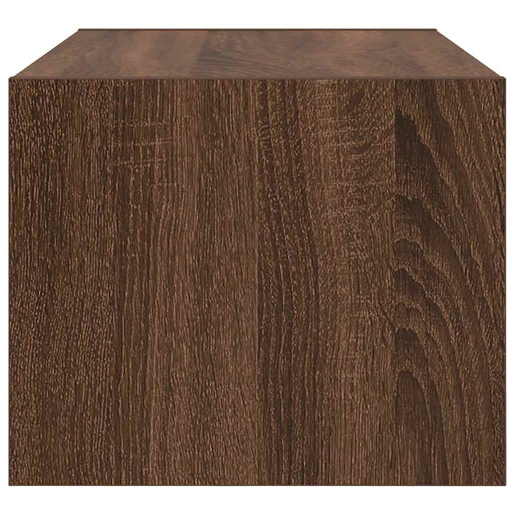 vidaXL Έπιπλο Τηλεόρασης καφέ δρυς 60x31x25,5 εκ. Επεξεργασμένο Ξύλο