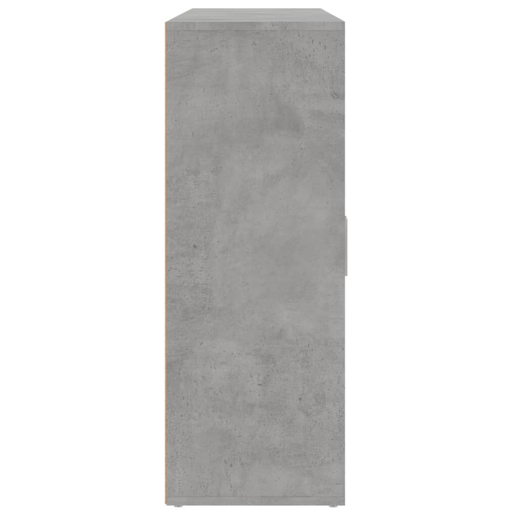 vidaXL Βοηθητικά Ντουλάπια 3 τεμ. Γκρι Σκυρ. 60x31x84 εκ. Επεξ. Ξύλο