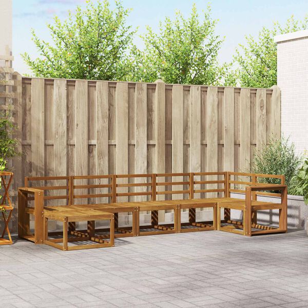 vidaXL &Sigma;&epsilon;&iota;&rho;ά &Kappa;&alpha;&nu;&alpha;&pi;έ &Epsilon;&xi;&omega;&tau;&epsilon;&rho;&iota;&kappa;&omicron;ύ 7 pcs &Phi;&upsilon;&sigma;&iota;&kappa;ό &Sigma;&tau;&epsilon;&rho;&epsilon;ό &Xi;ύ&lambda;&omicron; &Alpha;&kappa;&alpha;&kappa;ί&alpha;&sigmaf;