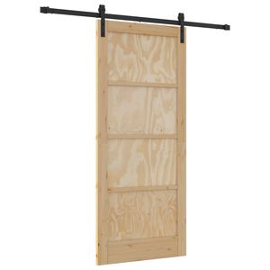 vidaXL &Sigma;&upsilon;&rho;ό&mu;&epsilon;&nu;&eta; &Pi;ό&rho;&tau;&alpha; 86 x 198,5 cm &Mu;&alpha;&sigma;ί&phi; &Xi;ύ&lambda;&omicron; &Pi;&epsilon;ύ&kappa;&omicron;&upsilon; &Phi;&upsilon;&sigma;&iota;&kappa;ό &kappa;&alpha;&iota; &Mu;&alpha;ύ&rho;&omicron;