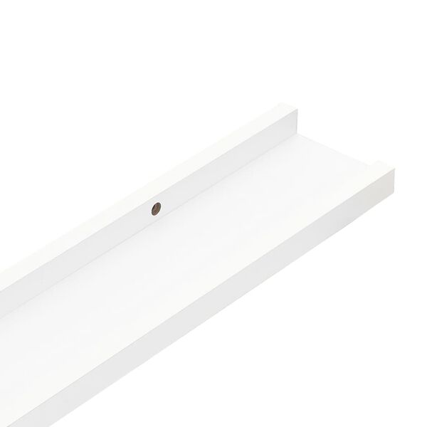 vidaXL Ράφια για Κορνίζες 2 τεμ. Λευκά 40 x 9 x 3 εκ. από MDF