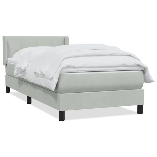 vidaXL &Kappa;&rho;&epsilon;&beta;ά&tau;&iota; Boxspring &mu;&epsilon; &Sigma;&tau;&rho;ώ&mu;&alpha; &Alpha;&nu;&omicron;&iota;&chi;&tau;ό &Gamma;&kappa;&rho;&iota; 80x210 &epsilon;&kappa;. &Beta;&epsilon;&lambda;&omicron;ύ&delta;&iota;&nu;&omicron;