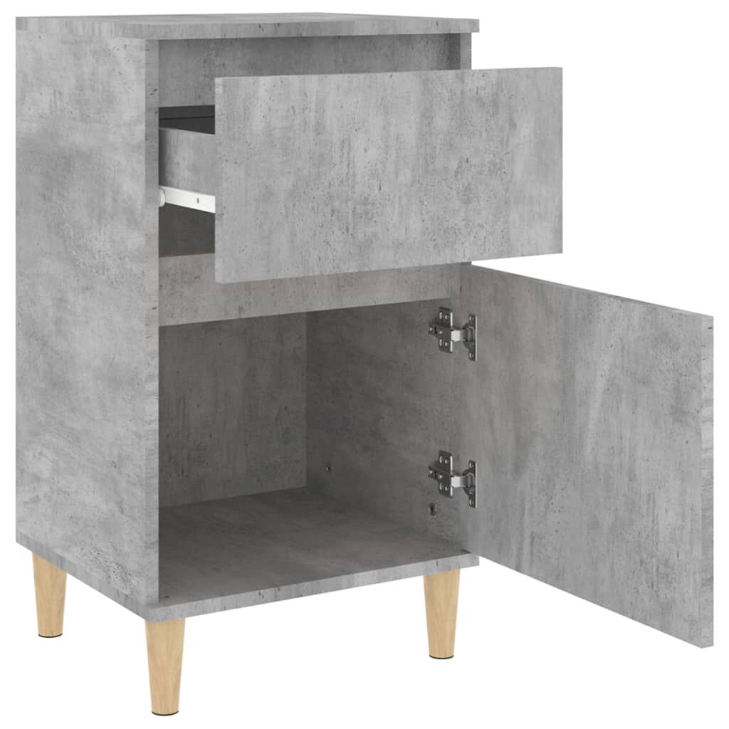 vidaXL Κομοδίνο Γκρι Σκυροδέματος 40x35x70 εκ.