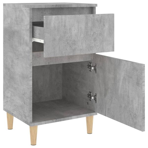 vidaXL Κομοδίνο Γκρι Σκυροδέματος 40x35x70 εκ.
