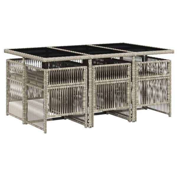 vidaXL &Sigma;&epsilon;&tau; &Tau;&rho;&alpha;&pi;&epsilon;&zeta;&alpha;&rho;ί&alpha;&sigmaf; &Kappa;ή&pi;&omicron;&upsilon; 7 &tau;&epsilon;&mu;. &Alpha;&nu;. &Gamma;&kappa;&rho;&iota; &Sigma;&upsilon;&nu;&theta;. &Rho;&alpha;&tau;ά&nu; &mu;&epsilon; &Mu;&alpha;&xi;&iota;&lambda;ά&rho;&iota;&alpha;