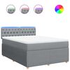 vidaXL &Kappa;&rho;&epsilon;&beta;ά&tau;&iota; Boxspring &mu;&epsilon; &Sigma;&tau;&rho;ώ&mu;&alpha; &Alpha;&nu;&omicron;&iota;&chi;&tau;ό &Gamma;&kappa;&rho;&iota; 140x200 &epsilon;&kappa;. &Upsilon;&phi;&alpha;&sigma;&mu;ά&tau;&iota;&nu;&omicron;