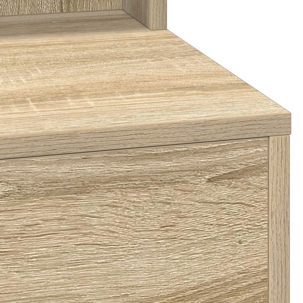 vidaXL Τραπέζι Μεταποίησης με Φωτισμό LED σε Sonoma Oak, 50x41x135 εκ.